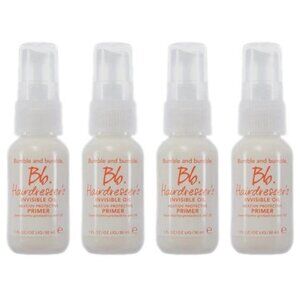 Lot Of 4 Bumble and Bumble Bb Hairdresser's Invisible Oil Primers 1 oz Each
